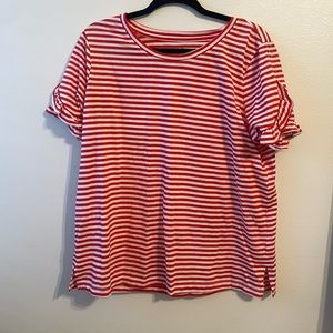 Red & White Striped T-Shirt